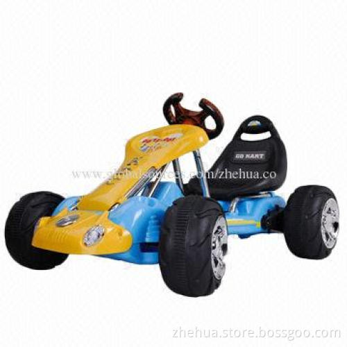 Kid's electric ride-on go-cart with remote control